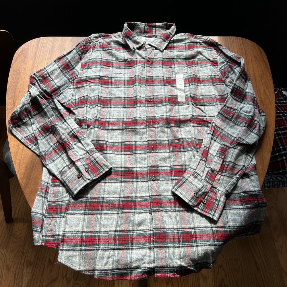 NWT Croft & Barrow Super Soft Flannel Button Up